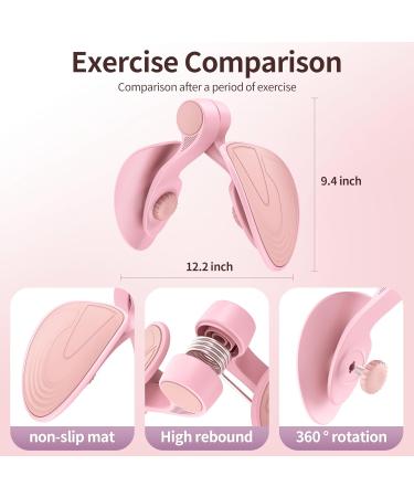 ZONRIBIN Thigh Master - Ultimate Thigh & Hip Strengthener | Gym Equipment for Home Workout | Toning Tool for Legs Arms and Butt - Pink - Buy Online on GoSupps.com