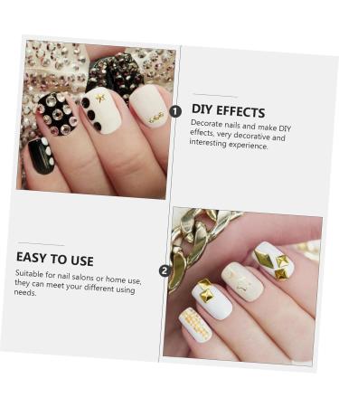 minkissy 6 Boxes Accessories Nail Art Charm Nail Alloy Small Decoration Chic Nail DIY Decors Nail Alloy Decor Nail Decor Accessory trinkets Charm Decorate Japanese Hollow Out Amulet Rivet - Buy Online on GoSupps.com