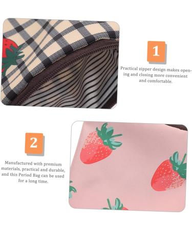 Healifty Menstrual Pad Bag 4pcs Napkin Storage Bag - Cartoon Driver License Student Polyester Tampons Storage Pouch - Assorted Color 1 Count - Buy Online on GoSupps.com