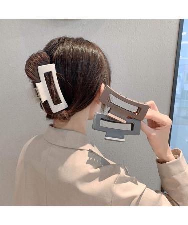 Whaline Hair Claw Clips - 6 Pack Matte Solid Color Hair Jaw Clamp - Buy Online on GoSupps.com