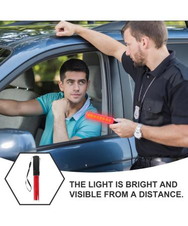 SOLUSTRE Traffic Wand 26cm Led Traffic Control Wands Police Wand Safety Light Wands Air Marshaling Signal Wand Concert Cheering Stick for Parking Car A - Buy Online on GoSupps.com