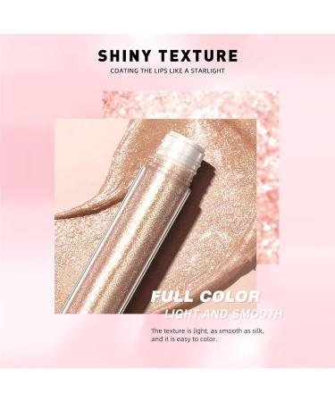 Shantou Yingji 2 x Liquid Lipstick 2in1 Lipstick & Eyeshadow Shimmering Lipstick Eyeshadow MultiPurpose Color Long Lasting Color Sunset Gold 23 - Buy Online on GoSupps.com