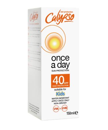 Calypso Once a Day Sun Protection Lotion with SPF 40 150 ml (Pack of 1) single