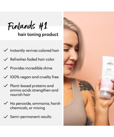 Color Mask Pearl Blond: Toning Treatment for Color-Treated Hair - 200ml | Vegan & Cruelty-Free | Semi-Permanent Dye | 23 Colors Available - Buy Online on GoSupps.com