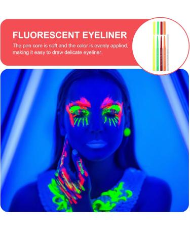 FOMIYES 5pcs Halloween Paint Pen Make up Highlighter Eyeliner Fluorescence Eye Liner Eyeliner Pen Plastic - Buy Online on GoSupps.com