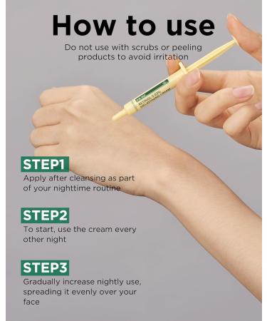 EASYDEW DW-EGF Peptide Retinol 0.03% Cream | Best Anti Aging Night Cream for Sensitive Skin | Korean Firming Treatment for Face & Neck - 1ml - Buy Online on GoSupps.com