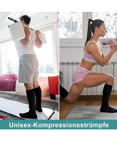 Evolyline Medical Compression Stockings 20-30 mmHg for Men & Women | Closed Toe Support Socks for Varicose Veins & Edema | Thrombosis Relief - Buy Online on GoSupps.com