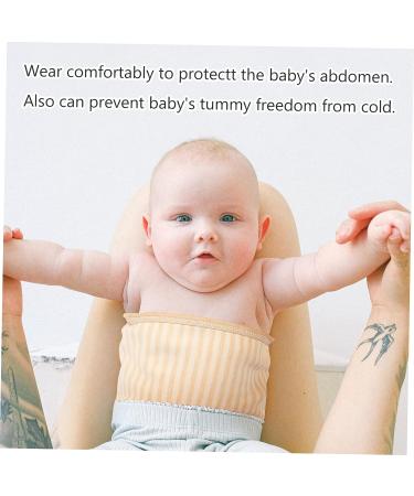 Totority 3pcs Baby Belly Button Band Set | Cotton Infant Belly Protector for Colic Calm & Tummy Control | 38.5X12CM - Buy Online on GoSupps.com