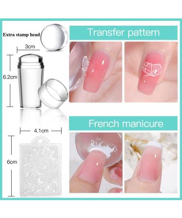 Biutee Nail Stamping Plates set 15 pcs Nail Art Stamper Nail Stamp Template Kit Scraper Storage Bag Gift Box Lace Flower Butterfly Star Holiday Sports Design Nail Image Plate - Buy Online on GoSupps.com