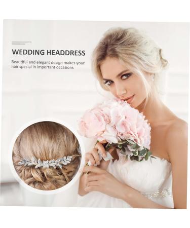 FRCOLOR Goddess Headpiece Styling Hair Clips Silver Headpiece Retro Hair Combs Hair Combs for Wedding Hairstyles Wedding Hair Comb Silver Bridal Comb Women Hair Pins Hair Accessories - Buy Online on GoSupps.com