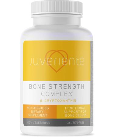 Juveriente Bone Strength Complex/A Dietary Therapy of a Japanese Traditional Fruit Packed with Vitamin C D3 K2 Calcium Phosphorus Food Grade Strontium and Boron / 90 Capsules for 30 Days - Buy Online on GoSupps.com