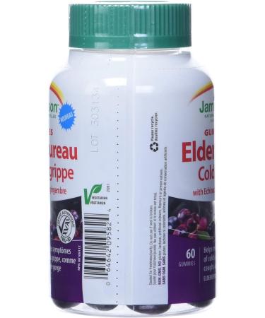 Jamieson Elderberry Cold and Flu Gummies - Buy Online on GoSupps.com