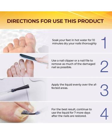 TOTCLEAR Nail Repair for Toenails and Fingernail Extra Strength Toenail and Fingernail Repair Liquid Nail Repair for Damaged Discolored Foot & Toenails Foot - Buy Online on GoSupps.com