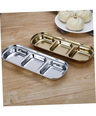 Zerodeko 3pcs Vinegar Dish Metal Sauce Dish Dip Dish Metals Metal Seasoning Bowls Serving Dish Sushi Dish Condiment Cups Soy Sauce Dish Metal Snack Bowl Dipping Plates Stainless re-usable Mx3pcs Goldenx3pcs - Buy Online on GoSupps.com