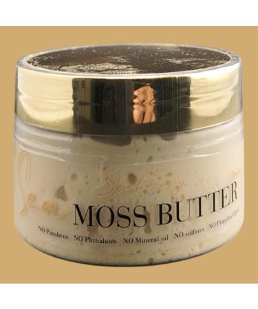 High FrequencTea SEAMOSS BUTTER Organic Sea Moss Body Butter Anti-Aging & Moisturizing with Shea Butter Jamaican Seamoss Cocoa Butter Jojoba/Coconut Oil Vitamin E 4oz & 8oz (4oz)