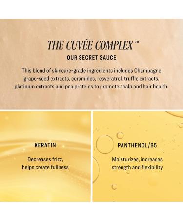 CUV E BEAUTY Cuvee Shampoo - Champagne-Infused Color Safe Formula with Vitamin B & Panthenol - Cleanses & Fortifies Hair - 10 fl oz - Buy Online on GoSupps.com