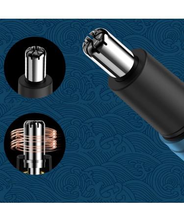 Professional Nose Hair Trimmer for Men - Painless Ear Eyebrow & Facial Hair Removal | Waterproof Stainless Steel Razor - Buy Online on GoSupps.com