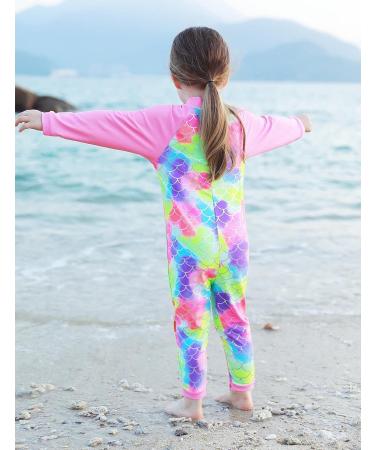 weVSwe Baby Boy Swimsuit UPF 50+ Sun Protection Rash Guard with Crotch Zipper | Fish Scale Design | 2 Years - Buy Online on GoSupps.com