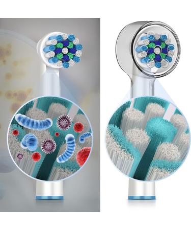 Huzu 6-Pack Toothbrush Covers for Oral-B Electric Heads | Protective Caps for Toothbrush Hygiene - Buy Online on GoSupps.com