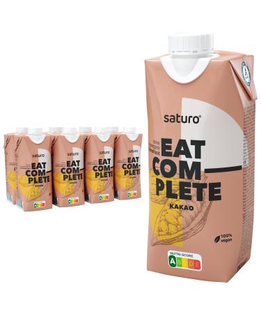 Saturo drinking food cocoa |Astronaut food with protein & 330kcal |Drinking with valuable nutrients chocolate |8 x 330ml cocoa (8 x 330 ml) 330 ml (8 Pack)