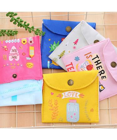 Cabilock 3pcs Sanitary Napkins Bag Menstrual Cup Pouch Nursing Pad Holder - Multi-purpose Organizer for Women and Girls - Buy Online on GoSupps.com
