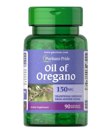 Puritan's Pride Oil of Oregano 150 mg-90 Softgels