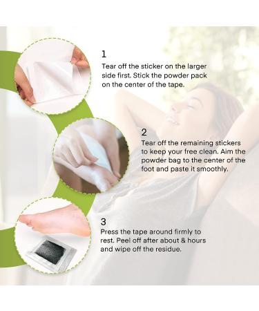 Ginger Deep Cleansing Foot Pads - 10 All Natural Premium Ingredients for Ultimate Foot Care - Buy Online on GoSupps.com