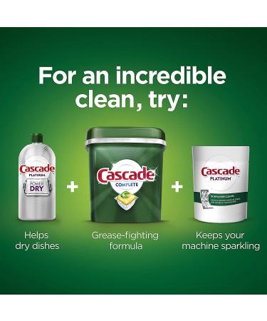 Cascade Complete Dishwasher Pods Actionpacs Detergent 78 Count Lemon Scent - Pack of 1 - Buy Online on GoSupps.com