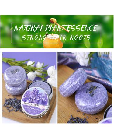 Purple Shampoo Bar Set for Gray Hair - 2 Natural Bars for Thinning Hair - Ideal for Men & Women 55g - Buy Online on GoSupps.com