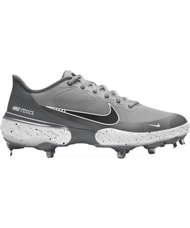Nike Men's Alpha Huarache 3 Varsity Low Metal Baseball Cleats - Size 8.5 (Grey/Black) - Buy Online on GoSupps.com