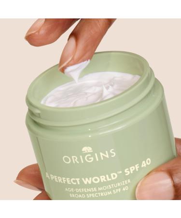 Origins Perfect World SPF 40 Age-Defense Moisturizer 1.7 Fl Oz - White Tea 1.70 Fl Oz - Buy Online on GoSupps.com