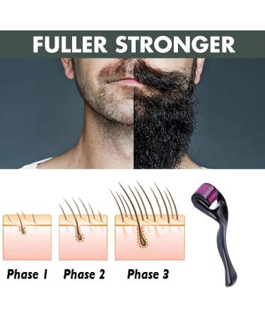 Derma roller hair growth men and women | 540 Titanium Needles microneedling hair and beard growth derma roller 0.25 | scalp roller for hair growth include Storage Case (Needle size 0.25mm) - Buy Online on GoSupps.com