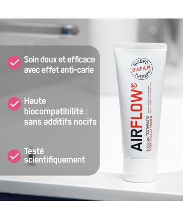 3x AIRFLOW Toothpaste (75 ml) Erythritol-based Cavity prevention Enamel protection No harmful additives - Buy Online on GoSupps.com