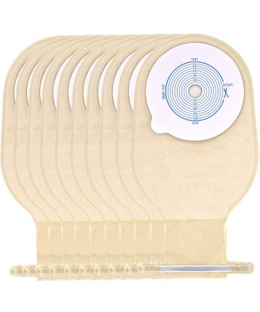 One Piece Ostomy Bag Drainable Pouches Colostomy Ostomy Care Bag Incontinence Bags for Ileostomy Care Supplies Cut to Fit 20-65MM(Pack of 10)