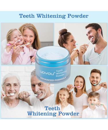 Teeth Whitening Powder for 6 Months Supply | Remove Tea, Coffee, Wine & Smoking Stains | Non-Sensitive Formula | Cool Mint - Buy Online on GoSupps.com