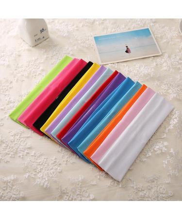 6 Pack Sports Headbands for Women - Elastic Sweatbands Slipproof Yoga Hair Wraps Soft & Stylish - Color 2 - Buy Online on GoSupps.com