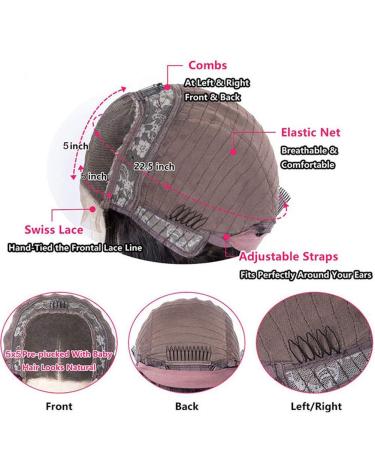 GRACE PLUS 22 Body Wave Lace Front Wig - 180% Density Human Hair for Black Women | Pre-Plucked, HD Lace, Glueless - Buy Online on GoSupps.com