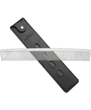 CCbeauty Stainless Steel Barber Comb Set for Men and Women - Professional Hairdressing Styling Tool with Leather Bag (#1) - Buy Online on GoSupps.com