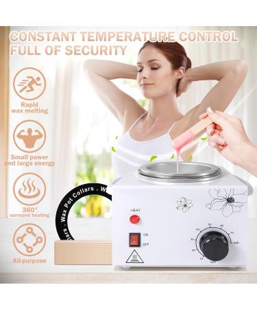 Professional Wax Warmer for Painless Hair Removal - Adjustable Temperature 220V (Single Pot) - Buy Online on GoSupps.com