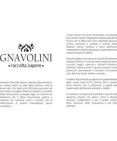  Gnavolini Raccolta Sapore Extra Virgin Olive Oil 100% Italian Cold Extracted from Gnavolini Harvest Flavor | 500ml Round Jar | Extra Virgin Oil for Culinary Excellence - Buy Online on GoSupps.com