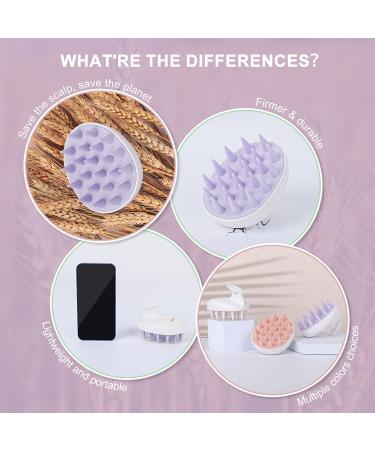 Aimike Organic Scalp Massage Brush - Stimulate Hair Growth & Reduce Dandruff - Mint Green Shampoo Brush for Wet & Dry Hair - Buy Online on GoSupps.com