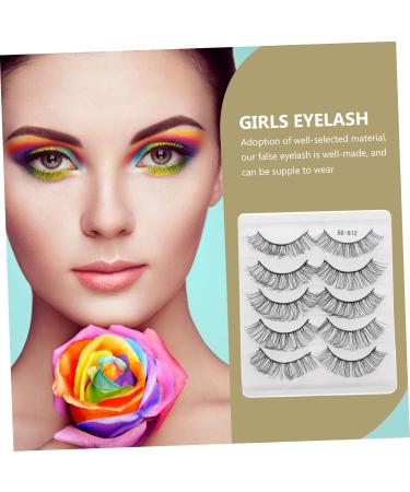 FRCOLOR 5 Pairs Thick False Eyelashes Natural False Eyelashes Eyelash Accessories Eyelashes Stuff False Eyelashes Natural Look Pesta as Postizas Russian Strip Eyelashes Extension Bar - Buy Online on GoSupps.com