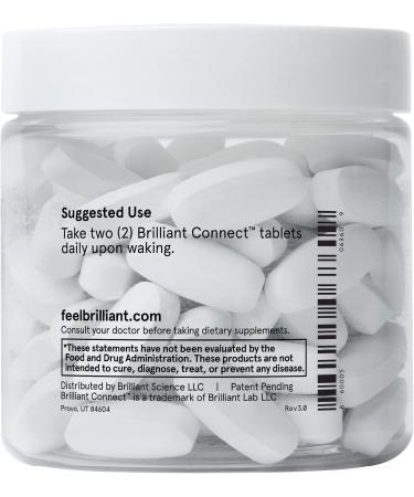 Brilliant Connect Period Health Supplement Natural Relief for Cramps Fatigue & Irregular Periods Hormone Balance Support (60 Tablets - Buy Online on GoSupps.com