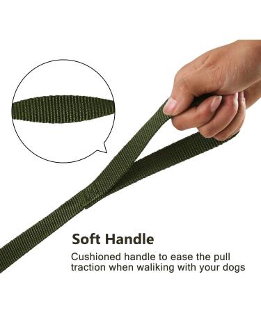 Happy Hachi 20m Dog Tow Line - Durable Nylon Leash for All Sizes | Weatherproof Training Leash with D-Carabiner & Grip Cushion - Ideal for Small & Large Dogs (Green) - Buy Online on GoSupps.com