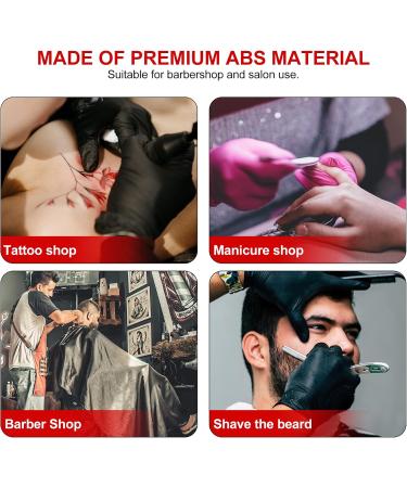 Minkissy Disposable Razor and Blade Disposal Container - Hairdressing Salon Sharp Storage for Safe Needle & Razor Blade Disposal - Buy Online on GoSupps.com