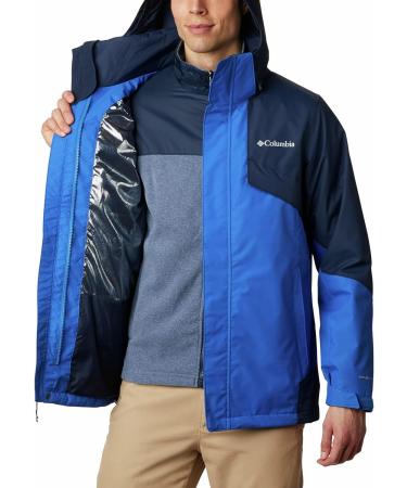 Columbia Men's Bugaboo II Fleece Interchangeable Jacket - Bright Indigo/Collegiate Navy (Medium) - Buy Online on GoSupps.com