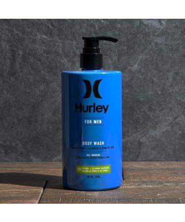 Hurley Men's Body Wash 16oz - Cedar and Citron | Cleansing and Hydrating Shower Soap - Buy Online on GoSupps.com