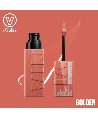 Maybelline New York SuperStay Vinyl Ink Liquid Lipstick - Shade 105 Golden 110 Awestruck - Buy Online on GoSupps.com