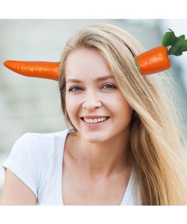 TENDYCOCO Carrot Hair Hoop - Fun Party Hair Accessories for Women | Decorative Adult Headwear  - Buy Online on GoSupps.com