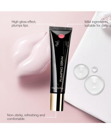 Elycura Lip Booster Serum lip plumper oil 15 g moisturizing lip oil for women reduces fine lines and dry lips provides soft shiny lips for daily care 3 pieces - Buy Online on GoSupps.com